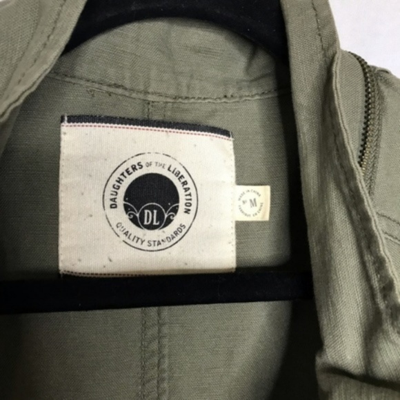 Anthro Daughters of Liberation Military Jacket D26 - Picture 7 of 8